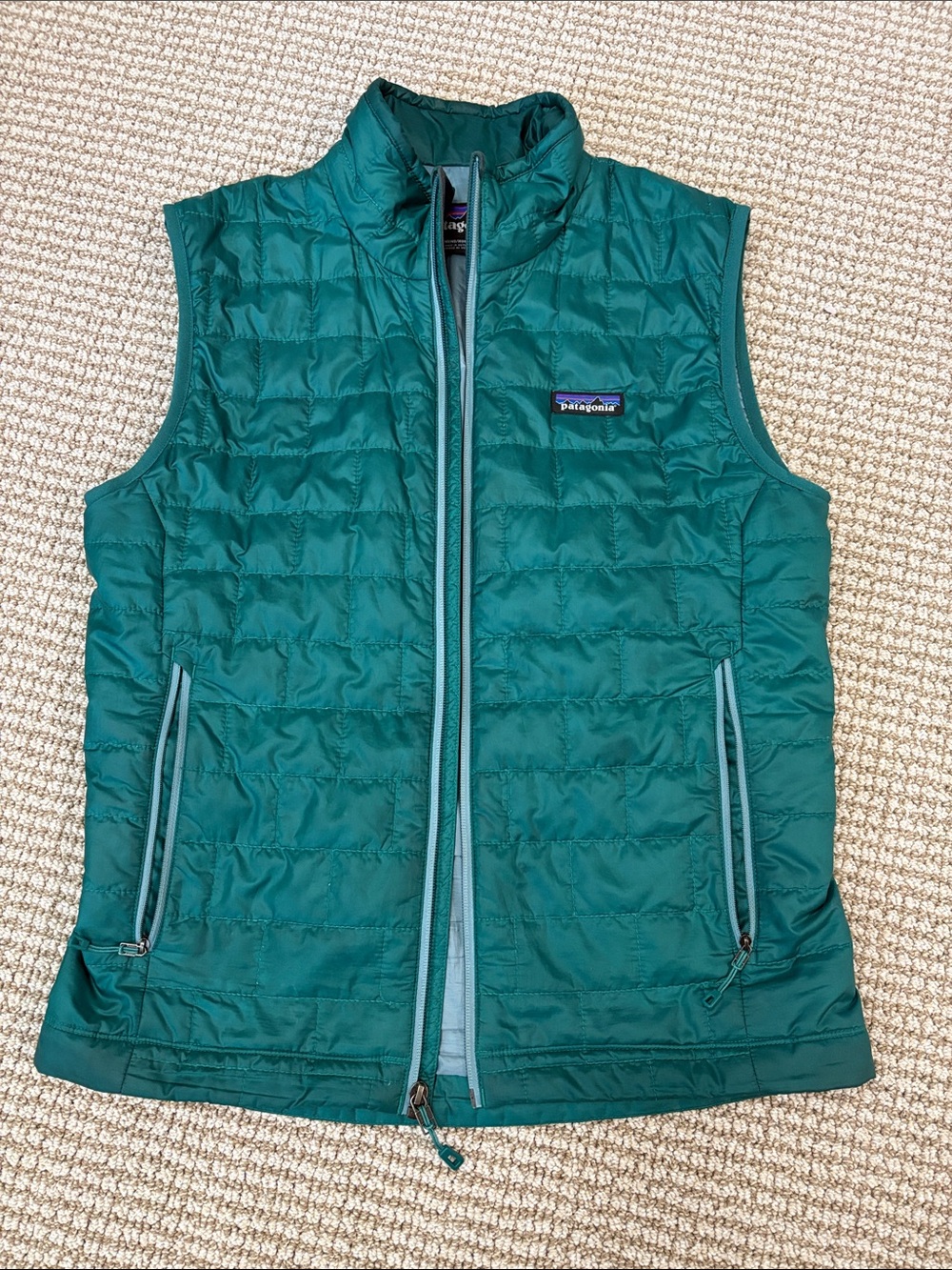 Patagonia Men’s Nano Puff Vest Small Borealis Green